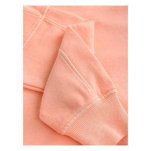 Women Oversized Drop-Shoulder Sweatshirt Solid Color V-neck Full Sleeve 100% Cotton Knitted Breathable Lined Front Autumn Style - Product Image 5