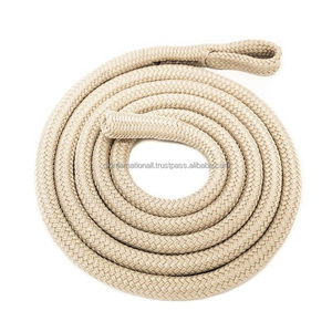Corde de laisse en acier inoxydable pour cheval, 2,5 m, résistante à l'usure et renforcée, pour l'équitation, avec poignée. - Product Image 4