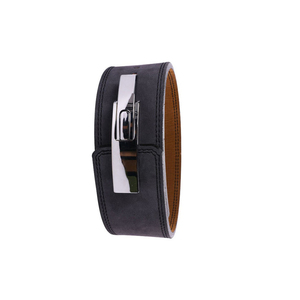 Ceinture de Soutien Dorsal Réglable en Cuir de Vachette de Haute Qualité, Épaisseur Personnalisée, Forte, Antidérapante, avec Boucle à Levier pour Haltérophilie - Product Image 6