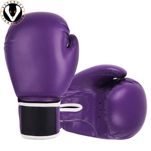 Gants de boxe en cuir synthétique avec doublure intérieure douce, construction robuste et ajustement sécurisé pour l'entraînement physique - Product Image 4