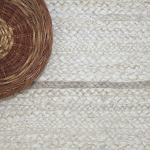 Custom Handmade Braided Jute Bohemian Style Eco Friendly Non-Slip Low Pile Medium <b>Thickness</b> Floor <b>Rug</b> - Product Image 4