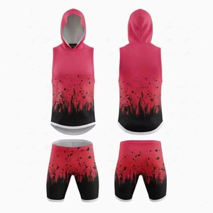 7v7 Jersey Sleeveless <b>Hoodies</b> Sublimated 7 on 7 Flag Football Uniforms Custom Logo Youth Compression With Hood <b>American</b> Suit Set - Product Image 5