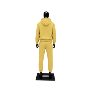 Conjunto Deportivo Dorado para Hombre, Sudadera con Cremallera Completa y Pantalones Jogger, Ropa Deportiva Informal para Gimnasio, Entrenamiento y Uso Diario, Conjunto de Dos Piezas - Product Image 2