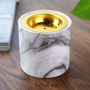 Brûleur à Bakhoor en résine époxy fait main de haute qualité pour le Ramadan et l'Aïd, Mabkhara circulaire personnalisée, tendance du moment, Mubkhar - Product Image 1