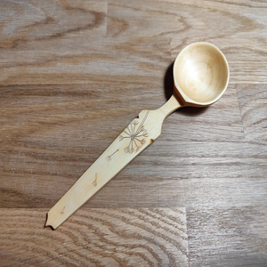 Cuillère à thé en bois lisse et polie, cuillère doseuse en bois naturel pour café, thé, sucre, outil de cuisine écologique - Product Image 1