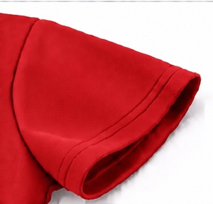 Polo de Manga Corta Rojo para Hombre, Marca Index, con Cierre, Logotipo Bordado, Tejido de Punto de Secado Rápido, Estilo Deportivo - Product Image 4