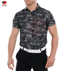 Chemises polo personnalisées Ryan Pro Gear pour hommes, style pull, avec logo personnalisé sur le panneau. - Product Image 1