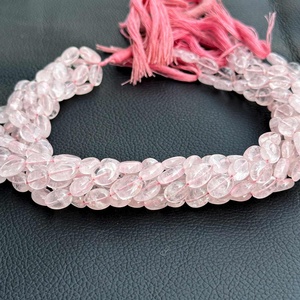 ลูกปัดหินควอตซ์ธรรมชาติสีชมพูขนาด7มม. 10มม. ทำจากผู้ผลิตผู้ผลิตทั่วไป - Product Image 4