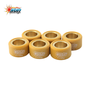 SUN RACING 20x12mm 12G Kit de rouleaux CVT Premium MIO 125 N-MAX 155 AEROX 155 Accélération fluide 6 pièces - Product Image 1