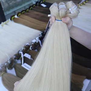 Extensiones de Cabello Nasa Hair Weft, Cabello Vietnamita Super Double Drawn, Color Claro Teñido, Estilos Lisos Naturales, 60 cm - Product Image 1