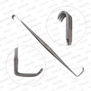 Kit Quirúrgico Ortopédico de Rodilla 8 Piezas: Retractor Hohmann, Retractor Gelpi, Retractor Senn Miller, Pinzas Halstead Mosquito, Vaslcare - Product Image 4