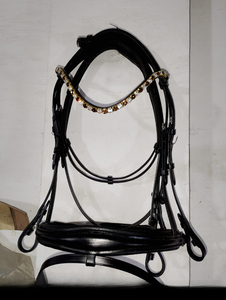 Vente flash : Bridon de dressage classique en cuir, élégant, pour cavaliers professionnels, disponible à prix avantageux - Product Image 4