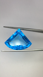 Topacio Azul Suizo Natural, Corte Elegante, Calidad AAA, Brillo Superior, Perfecto para Joyería, Precio Económico - Product Image 2