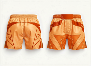 Shorts de Muay Thai en polyester satiné respirant et confortable, à taille haute, sublimés, directement de l'usine, pour le kickboxing et la boxe. - Product Image 5