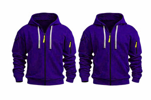 Unisex Winter Tracksuit Sporty Solid 100% Cotton Breathable Quick Dry Heavyweight 220g Comfortable Elastic Waist Hooded 2 1 - Product Image 5
