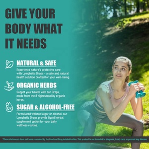 Meelefu hỗ trợ bạch huyết Hữu Cơ bổ sung với Echinacea | Cơm cháy | bồ công anh để hỗ trợ miễn dịch, làm sạch và giải độc - Product Image 2