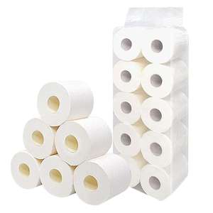 Papel Higiénico de Pulpa Virgen al por Mayor, Rollo de Papel Higiénico Reciclado, Papel Sanitario Económico - Product Image 1