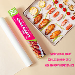 Rouleau de papier cuisson antiadhésif 5M & 10M, papier sulfurisé de qualité alimentaire enduit de silicone pour la cuisson et la pâtisserie - Product Image 5