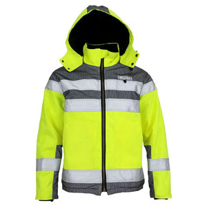 High Visibility Outdoor Safety Work Clothes for Winter Outerwear FOB Pakistan Security <b>Jacket</b> <b>Reflective</b> <b>Jacket</b> - Product Image 3