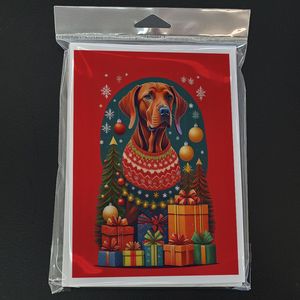 Vizsla Lunatique A7 Taille 5x7 Cartes Vierge Paquet de 8 Cartes de Voeux de Noël de Vacances avec Enveloppes - Product Image 3