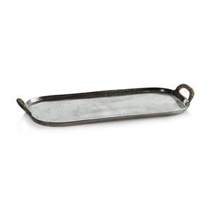 Bandeja de Servir Rústica Hecha a Mano de Aluminio Fundido, Plato Decorativo Elegante para el Hogar, Cocina, Mesa de Comedor, Centro de Mesa, Idea de Regalo - Product Image 2