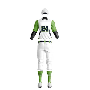 Maillot et short de baseball noirs, nouvelle conception, vêtements de sport unisexes, tenue d'entraînement écologique pour jeunes, uniforme de softball - Product Image 2