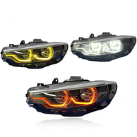 JY para BMW Serie 4 F32 Faro Delantero F36 F80 LED Blanco-Amarillo 6000K Luces de Circulación Diurna Versión V2 Plug and Play