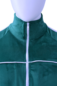 Top Selling 2026 Custom <b>Velour</b> <b>Tracksuit</b> Plus Size Casual Solid Premium Soft Touch Warm 2-Piece Full-Zip Jogging Set for Men - Product Image 6