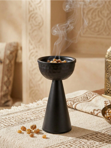 Luxury Hammered Silver Metal <b>Bakhoor</b> Burner Arabic Incense Burner <b>Oud</b> Charcoal Incense Holder Home Decor Gift Arabic <b>oud</b> burner - Product Image 4