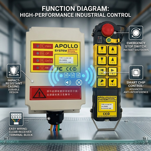 High Quality Apollo Industry <b>Remote</b> <b>Control</b> <b>with</b> Model C1-8PB for <b>Crane</b> Hoist - Product Image 5