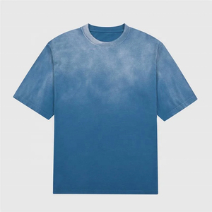 เสื้อยืดสีชมพูโรสแบบฟอกสี พิมพ์ลายกราฟิกตามสั่ง เสื้อยืดวินเทจทรงหลวมไหล่ตก สีซีดจาง สำหรับผู้ชาย ผลิตในปากีสถาน - Product Image 5
