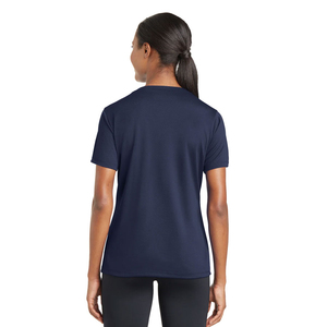 Camiseta de cuello en V lisa para mujer, manga corta, suave, informal, ligera, transpirable, para uso diario. - Product Image 5