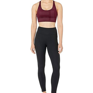 High Quality Breathable Women's Fitness Sports <b>Bra</b> Custom Made Pakistan Spandex/Nylon Light Support Gym Wear - Product Image 3
