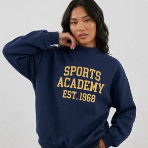 Sudadera de Cuello Alto para Mujer, Algodón Suave, Ropa de Invierno, OEM ODM, Estilo Casual Urbano, Proveedor Mayorista de Alta Calidad - Product Image 3