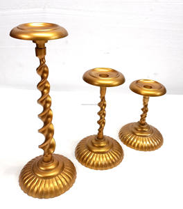 Support de chandelier en métal élégant intérieur/extérieur créatif, centre de table, support décoratif pour fête de mariage de Noël - Product Image 3