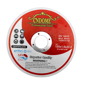 Rueda abrasiva de corte de acero inoxidable, herramienta de unión de resina de 125mm - Product Image 2