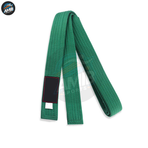 Custom Made High Quality Cotton Breathable Comfortable Bjj Belts with Custom Color Factory Wholesale Price From Pakistan - Product Image 3