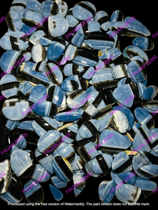 Opale bleue naturelle Owhyee de haute qualité, cabochon pour la fabrication de bijoux, pierres précieuses en vrac de toutes formes, vente FAIJAN GEMS, tiers - Product Image 2
