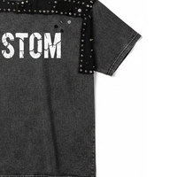 T-shirt de marque pour hommes européens 100% coton artisanat exquis motif animal coloré mode extérieure décontracté col rond manches courtes