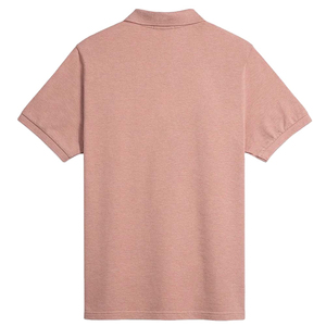 Polo Homme 2026 en Coton Piqué Rose Uni à Manches Courtes – Décontracté, Respirant, Tricoté, Boutons sur le Devant, Coupe Classique - Product Image 2