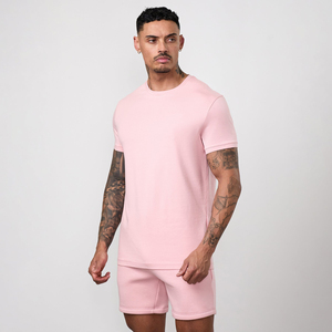 Wholesale Comfortable <b>Light</b> Weight Muscle Fit Sport Wear Gym T Shirt Beige Round <b>Neck</b> - Product Image 1