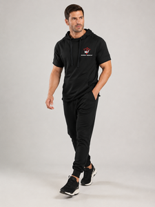 Conjunto Deportivo Unisex al por Mayor con Sudadera con Capucha y Pantalones Jogger, Logotipo Personalizado, Ropa Deportiva de Verano para Entrenamiento al Aire Libre - Product Image 2