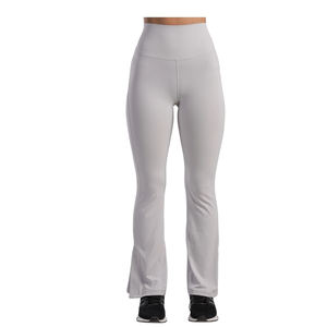 Pantalones de Yoga Acampanados de Cintura Alta para Mujer al por Mayor Personalizados, Leggings de Gimnasio y Fitness, Pantalones de Entrenamiento Elásticos de Corte Bootcut para Deporte Activo - Product Image 1