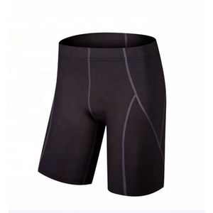 Custom Active Tights for <b>Men</b> Factory Price Polyester Spandex Workout Running <b>Compression</b> <b>Shorts</b> Elastic Waist Mid Waist Type - Product Image 5