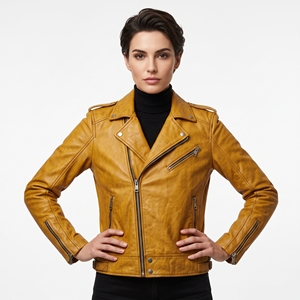 Dumela Nouvelle Veste Bomber Décontractée pour Homme en Cuir de Vachette Gaufré à Bouton Unique, Coupe Classique, Service OEM, Noire, Séchage Rapide et Respirante - Product Image 3
