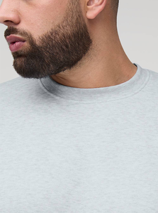 Sweat-shirt unisexe à col rond, prix d'usine en gros, design de logo par transfert thermique, coton double couche, style streetwear - Product Image 5