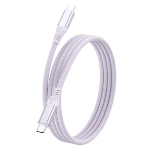 Câble <span class=keywords><strong>de</strong></span> charge rapide USB-C 240W avec marqueur E, tressé en nylon, longueur et couleur personnalisables pour accessoires mobiles en gros - Product Image 1