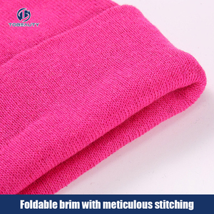 Gorro <span class=keywords><strong>de</strong></span> <span class=keywords><strong>Invierno</strong></span> Cálido <span class=keywords><strong>de</strong></span> Alta Calidad al por Mayor para Hombre y Mujer, Gorro <span class=keywords><strong>de</strong></span> Punto Acrílico Clásico con Puño y Logotipo Personalizado - Product Image 4