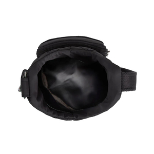 Sac de poitrine minimaliste en cuir, sac à bandoulière, fermeture éclair, imperméable, usage quotidien, toutes saisons, design matelassé noir - Product Image 5