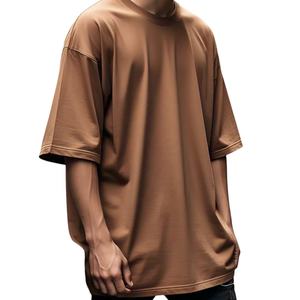 เสื้อยืดผ้าฝ้าย100% พิมพ์ลายฮิปฮอปสำหรับผู้ชายทรงหลวมสำหรับใส่กลางแจ้งแนวสตรีทแบบวินเทจ - Product Image 1